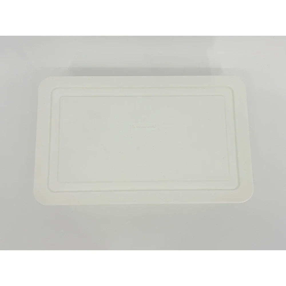 Vintage Rubbermaid Keepers 0286 Snap Storage Container Box Clear Box White Lid